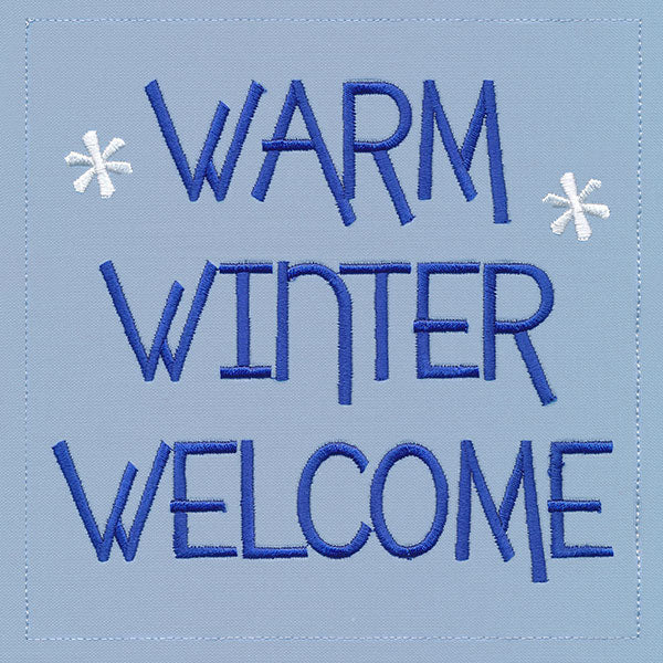 Warm Winter Welcome Snowman - Text - Image 7