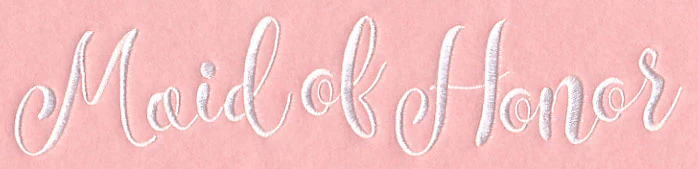 Wedding Typography - Maid of Honor - Image 2