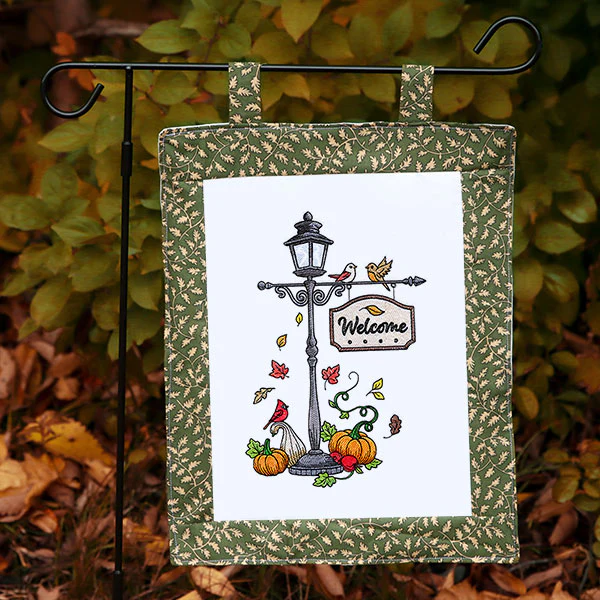 Welcome Autumn Lamppost - Image 8