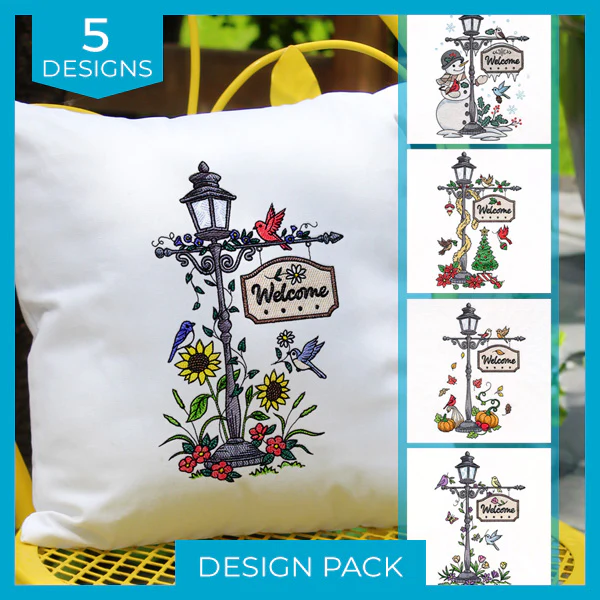 Welcome Lampposts for the Seasons Design Pack - Image 4