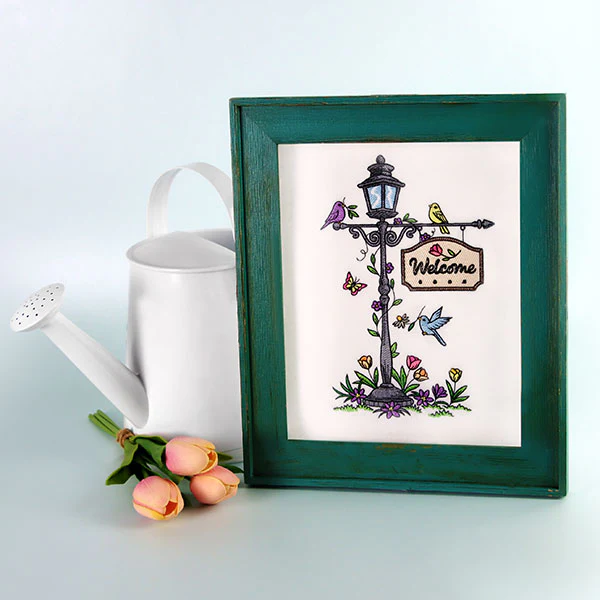 Welcome Spring Lamppost - Image 2
