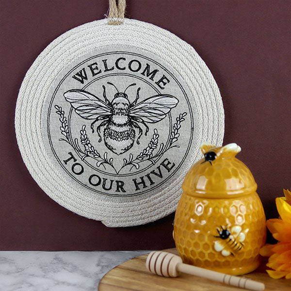 Welcome to Our Hive Honeybee Stamp - Image 2