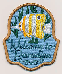 Welcome To Paradise Magnet (In-the-Hoop) - Image 2