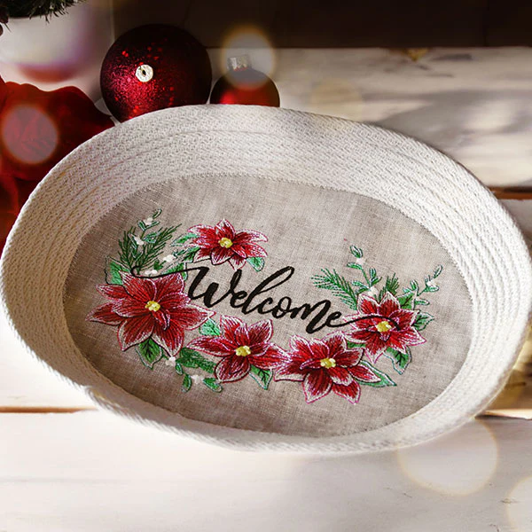 Welcome with Christmas Poinsettias - Image 6