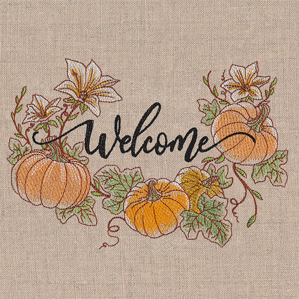 Welcome with Fall Pumpkins - Image 7
