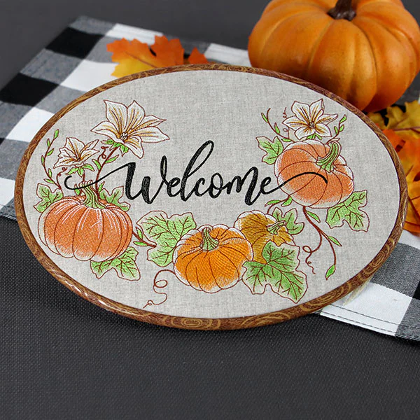 Welcome with Fall Pumpkins - Image 8