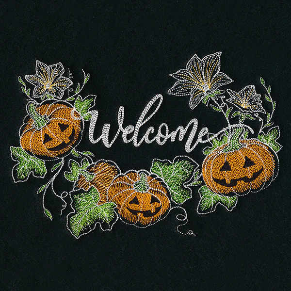 Welcome with Halloween Jack o Lanterns - Image 3