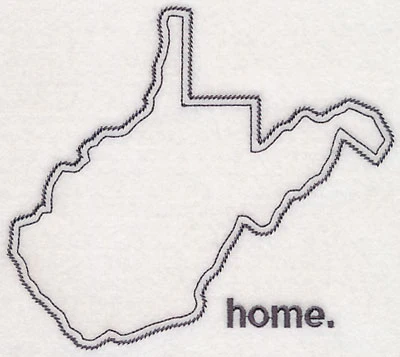 West Virginia Outline (Vintage) - Image 4