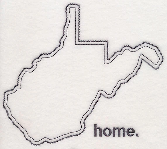West Virginia Outline (Vintage) - Image 6