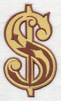 Western Dollar Sign (5 inch) - Image 5