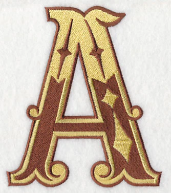 Western Letter A (5 inch) - Image 5