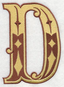 Western Letter D (5 inch) - Image 2