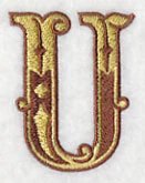 Western Letter U (5 inch) - Image 4