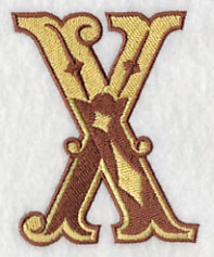 Western Letter X (5 inch) - Image 3