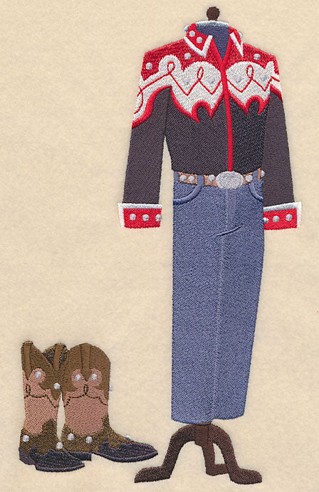 Western Rodeo Dress Form - His - Image 2