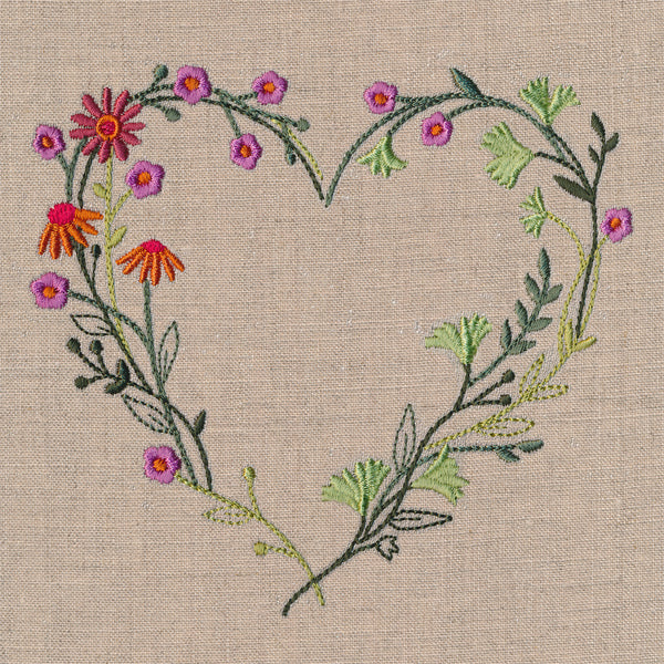 Whimsical Autumn Wildflower Wreath - Image 3