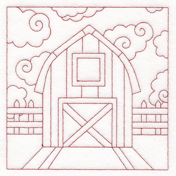 Whimsical Farm Life Quilting - Barn (Double Run) - Image 37