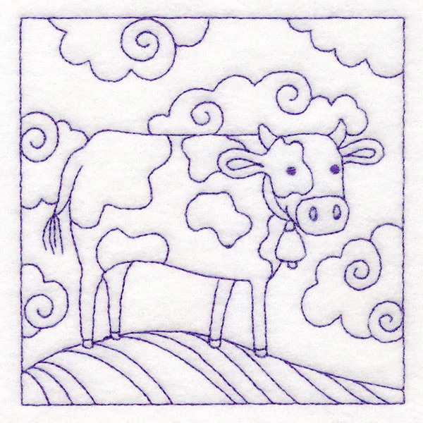 Whimsical Farm Life Quilting - Cow (Double Run) - Image 19