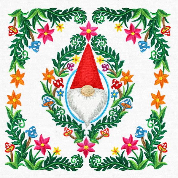 Whimsical Forest Gnome Cameo - Image 2