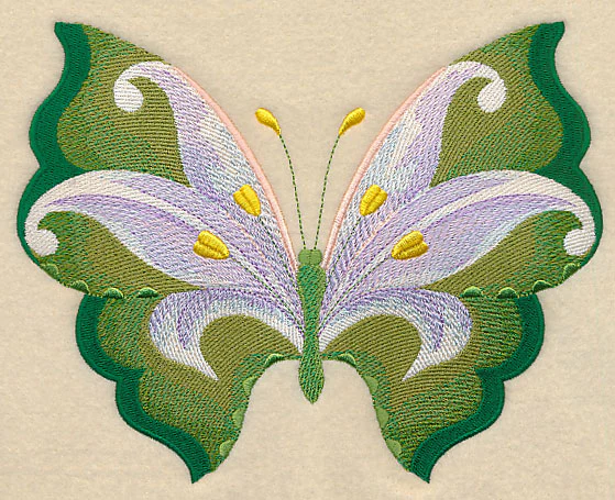 White Lily Butterfly in Watercolor - Image 4