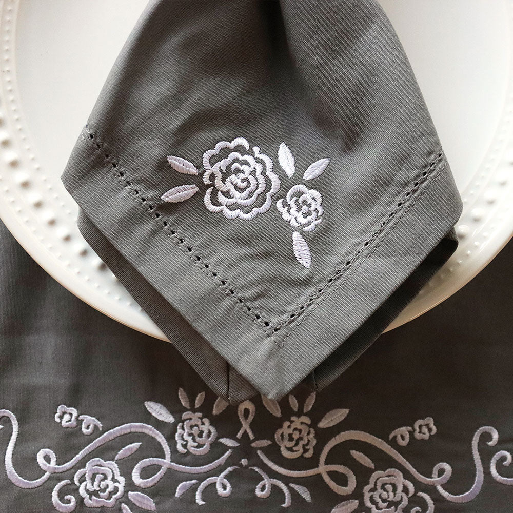 Whitework Floral Accent - Image 2