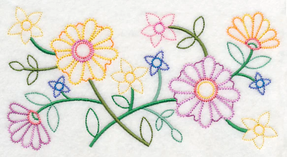 Wild About Flowers Border (Vintage)