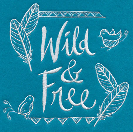 Wild and Free (Whitework) - Image 3
