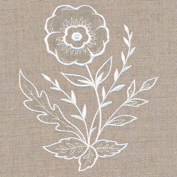 Wild Anemone Accent (Whitework) - Image 3