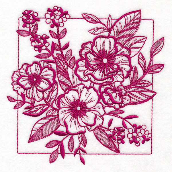Wild Garden Beauty Square 2 - Image 2