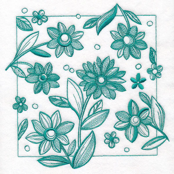 Wild Garden Beauty Square 4 - Image 5