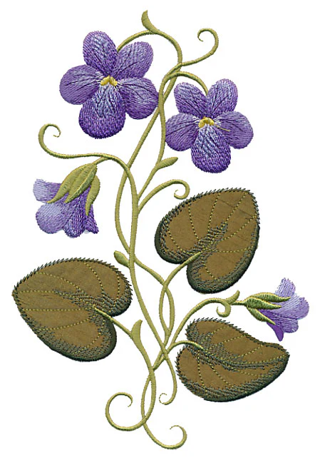 Wild Violets (Luxury Applique) - Image 2