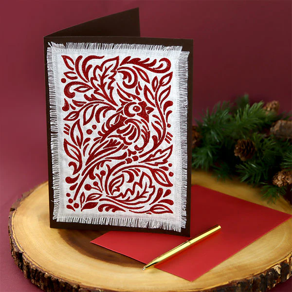 Wild Woodcuts - Christmas Cardinal - Image 10
