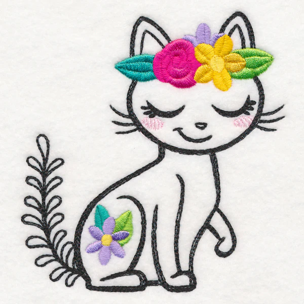 Wildflower Friends - Cat - Image 2