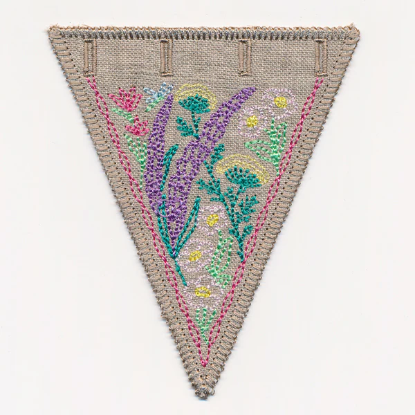 Wildflower Garden Bunting 1 (In-the-Hoop) - Image 3