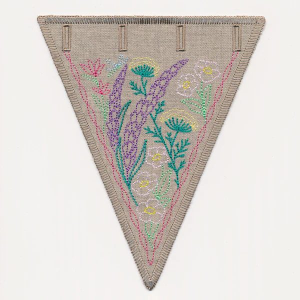 Wildflower Garden Bunting 1 (In-the-Hoop) - Image 4