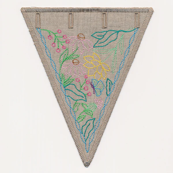 Wildflower Garden Bunting 3 (In-the-Hoop)