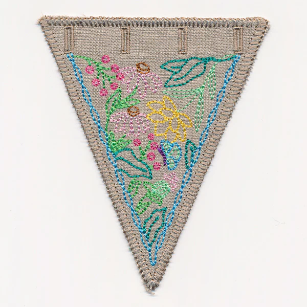 Wildflower Garden Bunting 3 (In-the-Hoop) - Image 3