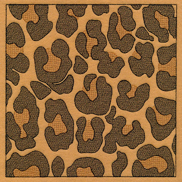Wildlife Leopard Square