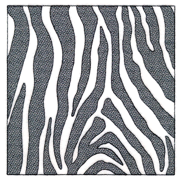 Wildlife Zebra Square - Image 2