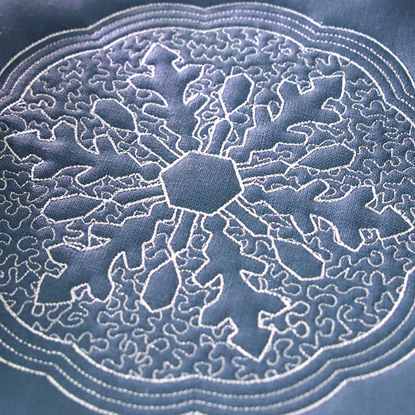 Winter Beauty Snowflake (Trapunto) - Image 10