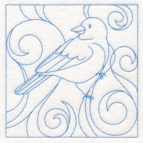 Winter Birds Quilting - Junco (Double Run) - Image 3