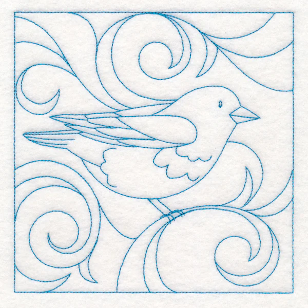 Winter Birds Quilting - Rosy Finch (Double Run) - Image 3