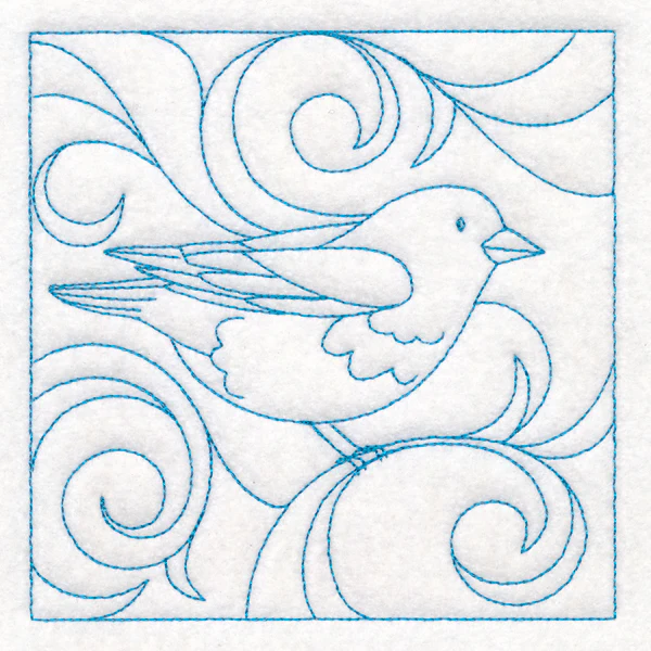 Winter Birds Quilting - Rosy Finch (Double Run) - Image 4