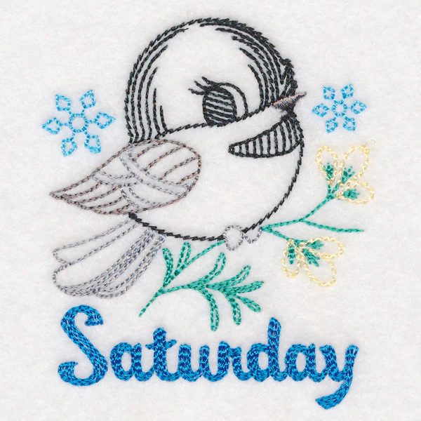 Winter Chickadee - Saturday (Vintage) - Image 2
