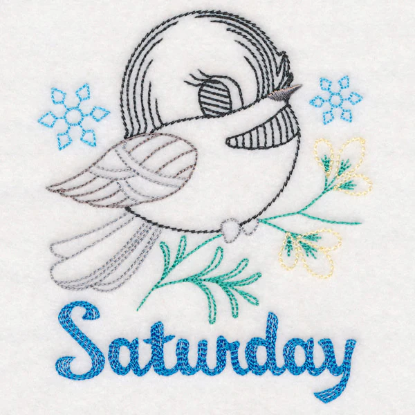 Winter Chickadee - Saturday (Vintage) - Image 3