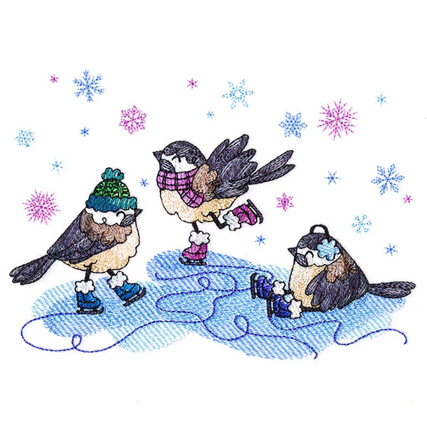 Winter Fun Chickadees - Image 5