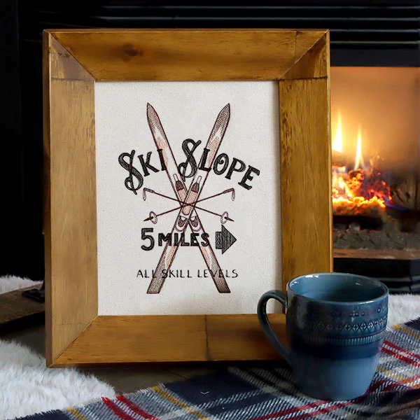 Winter Fun Market Sign - Ski Slope - Image 6