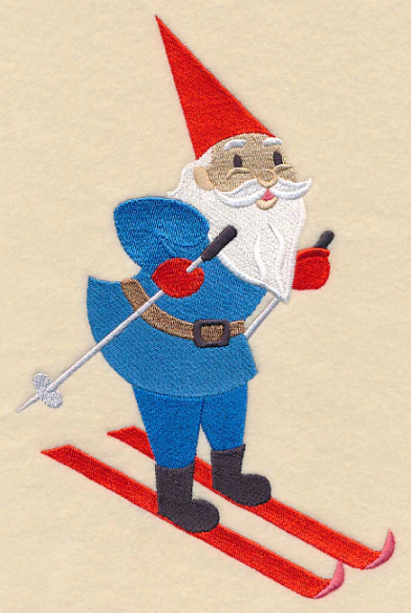 Winter Gnome Skiing - Image 4