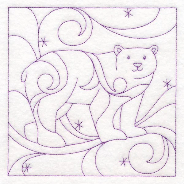Winter Quilting - Polar Bear (Double Run) - Image 3