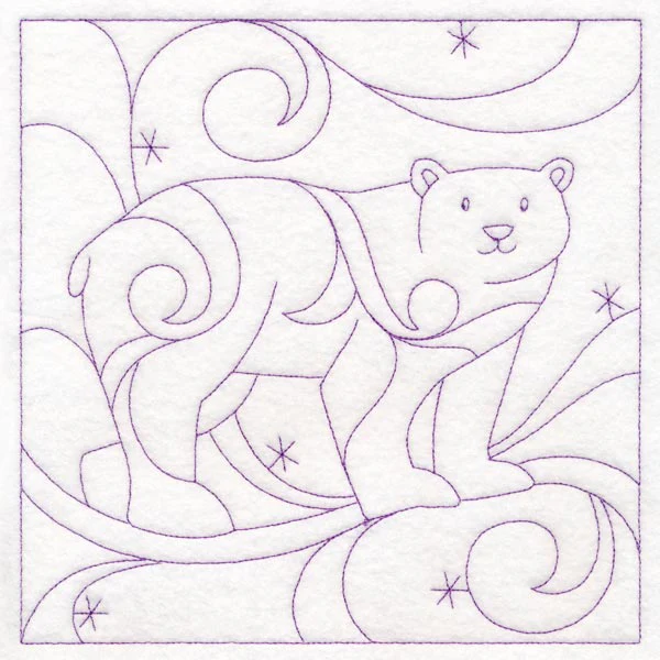 Winter Quilting - Polar Bear (Double Run) - Image 6